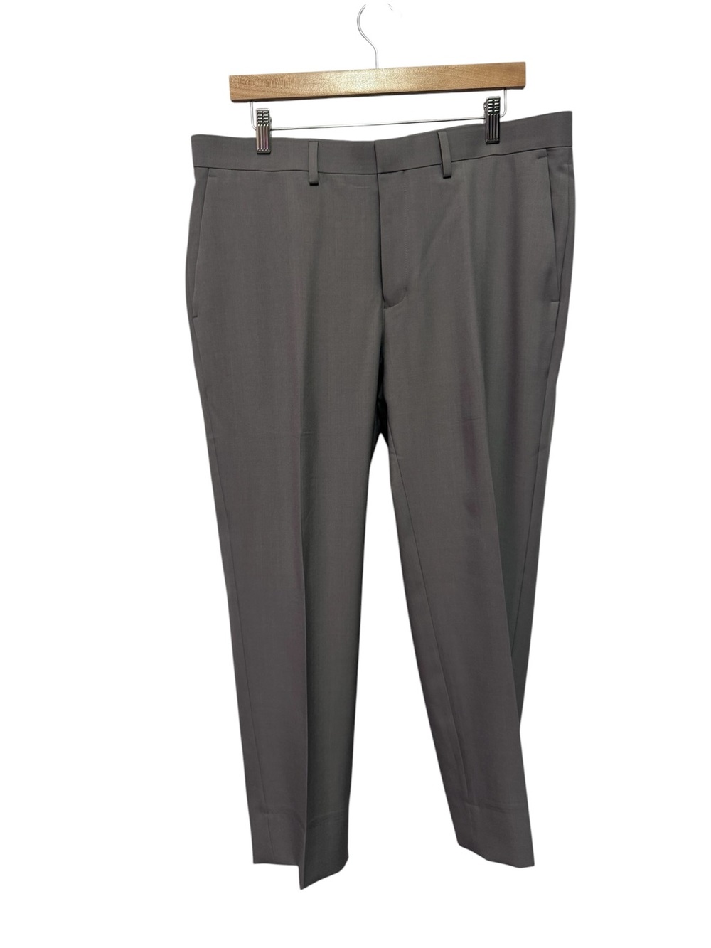 Haggar Gray Dress Pants Slim Fit